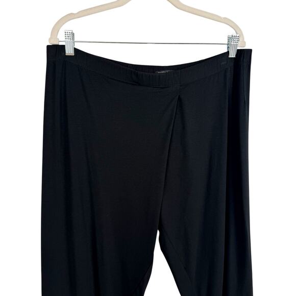 Eileen Fisher Slow Fashion Rayon Stretch Soft Comfort Wrap Waist Pants Large - Picture 8 of 13